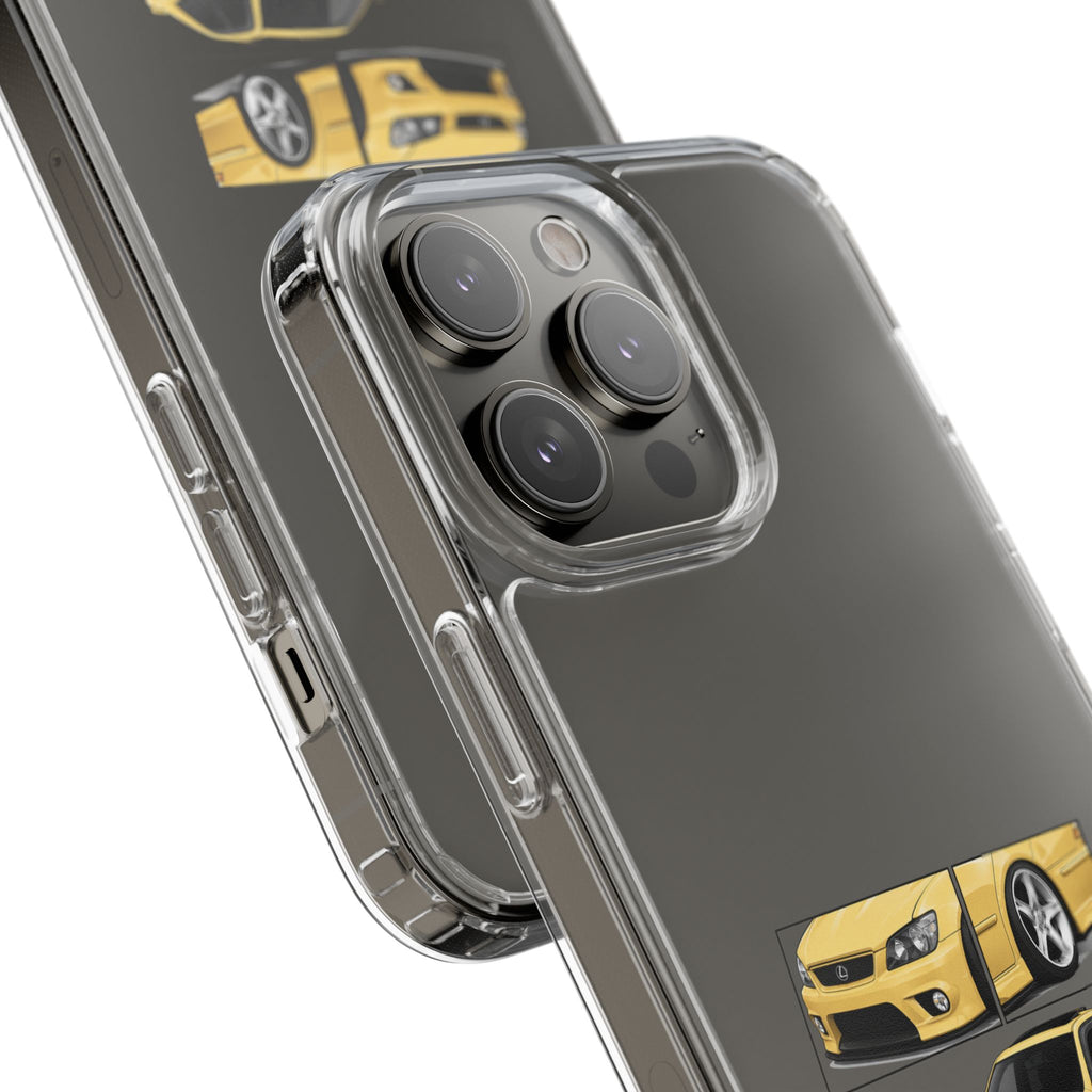 YELLOW LEXUS IS200 PHONE CASES
