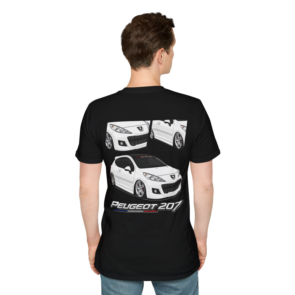 WHITE PEUGEOT 207 T-SHIRT