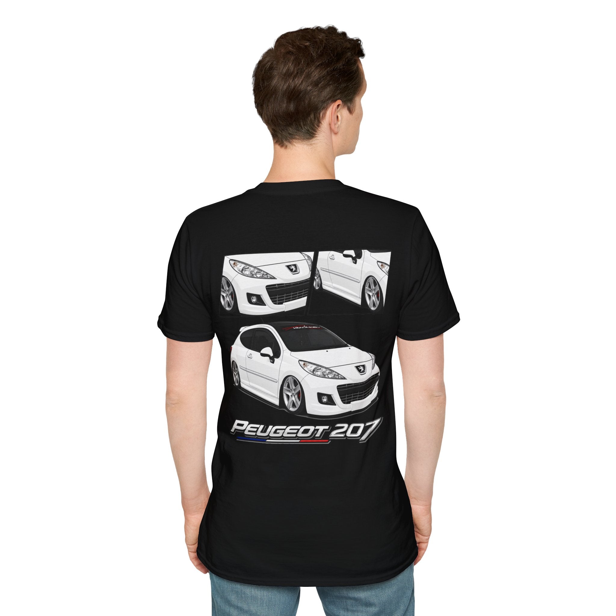 WHITE PEUGEOT 207 T-SHIRT