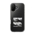 WHITE PEUGEOT 207 PHONE CASES
