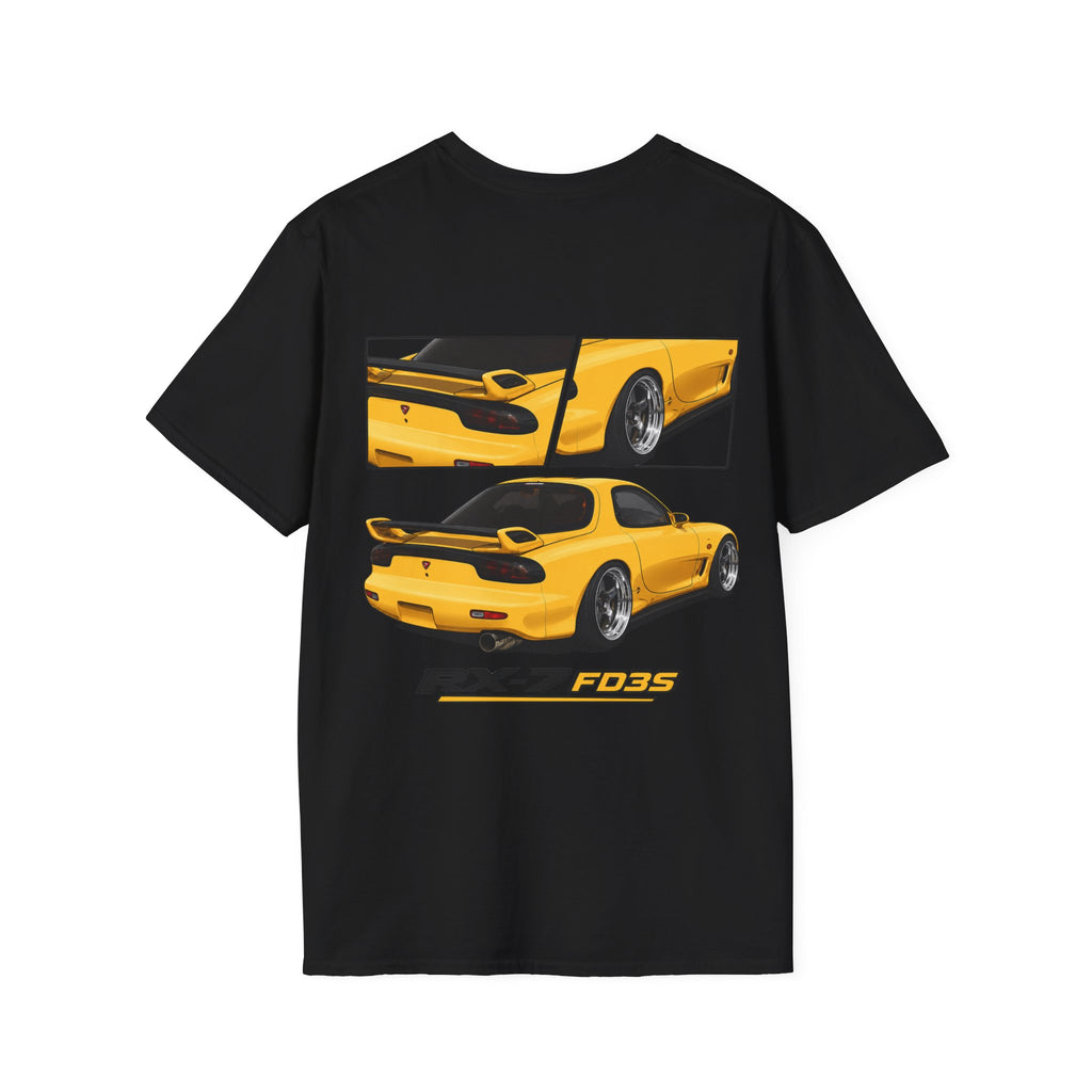 YELLOW MAZDA RX7 T-SHIRT