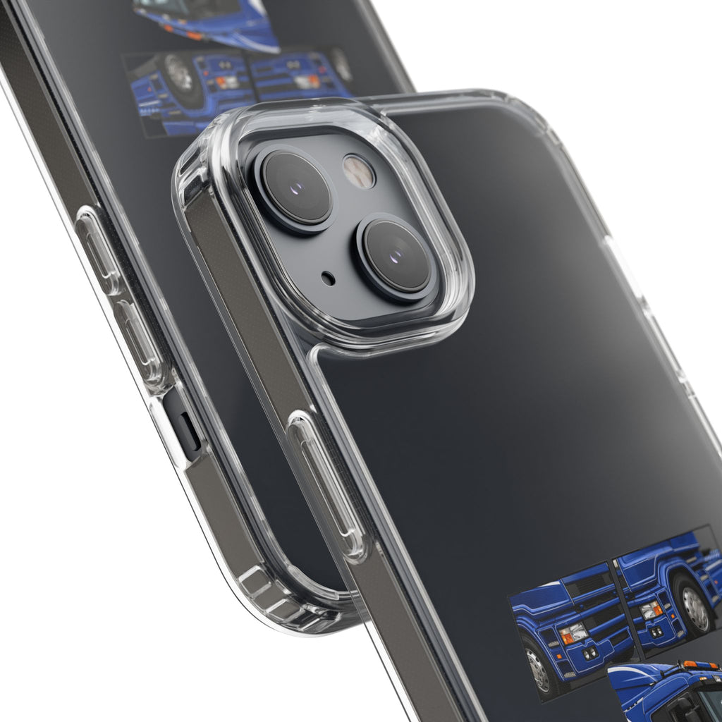 BLUE SCANIA 124 PHONE CASES