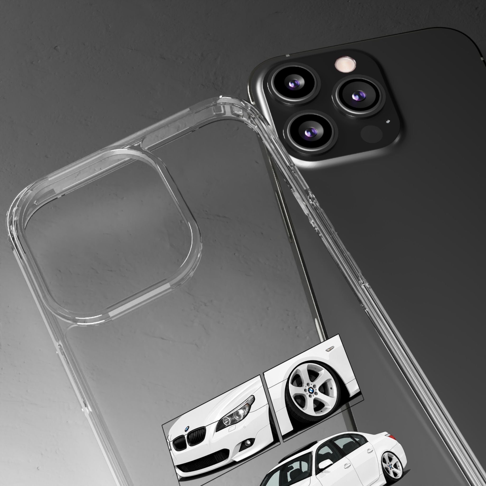 WHITE E60 PHONE CASES