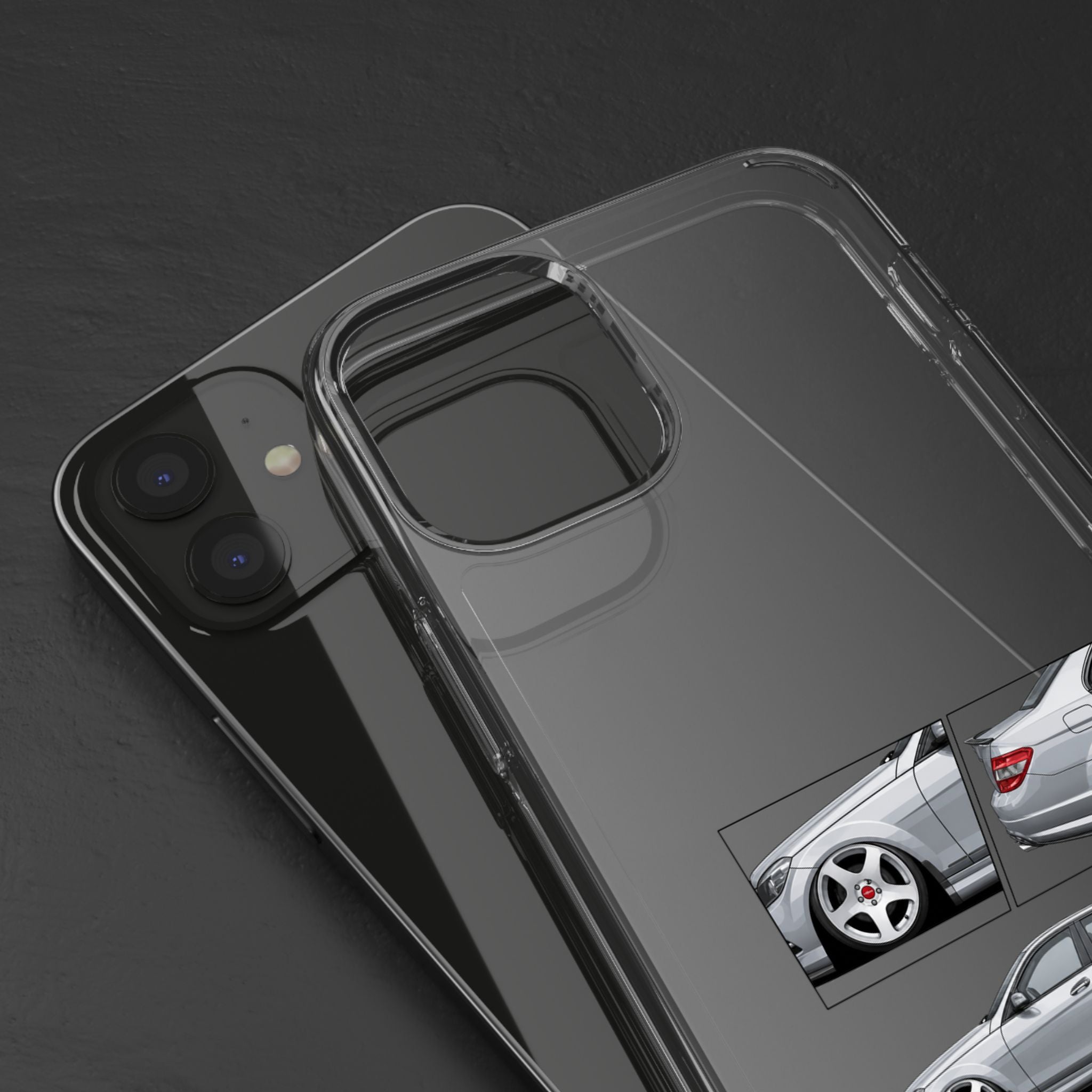 SILVER MERC C-CLASS PHONE CASES