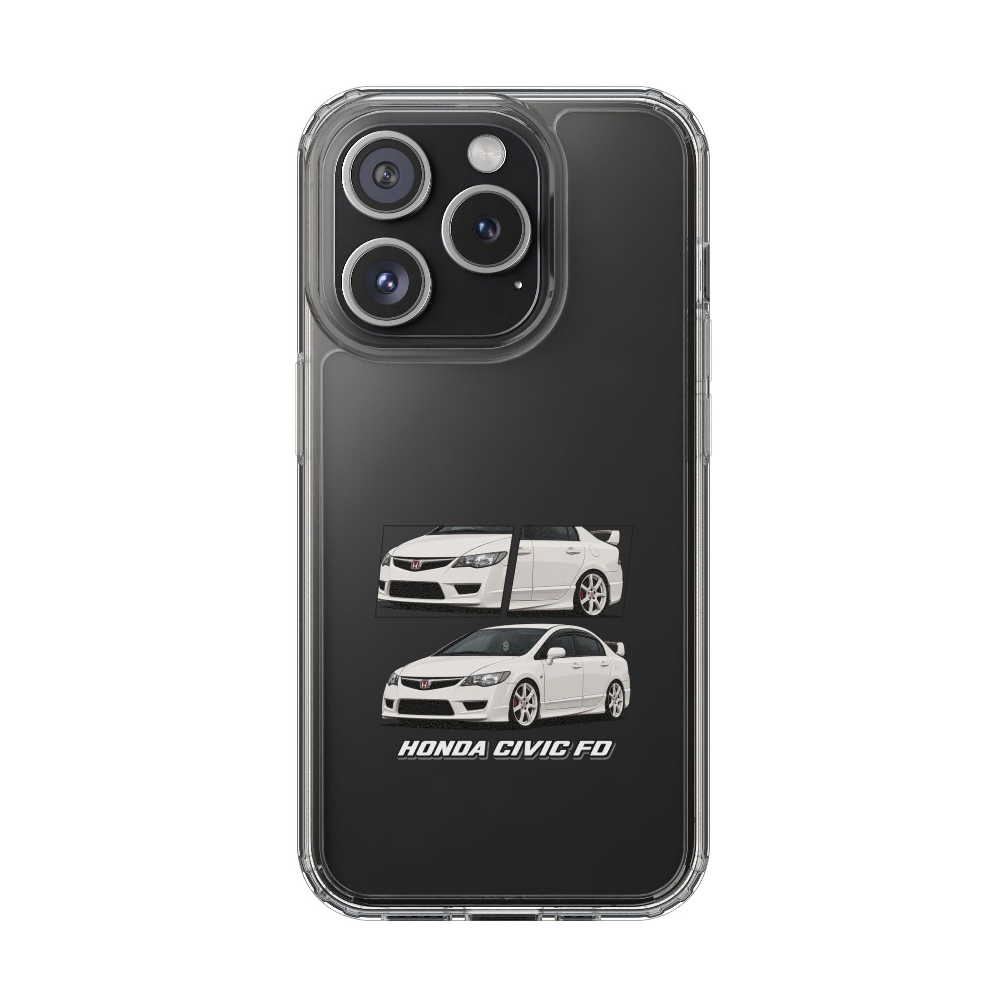 WHITE CIVIC FD PHONE CASES