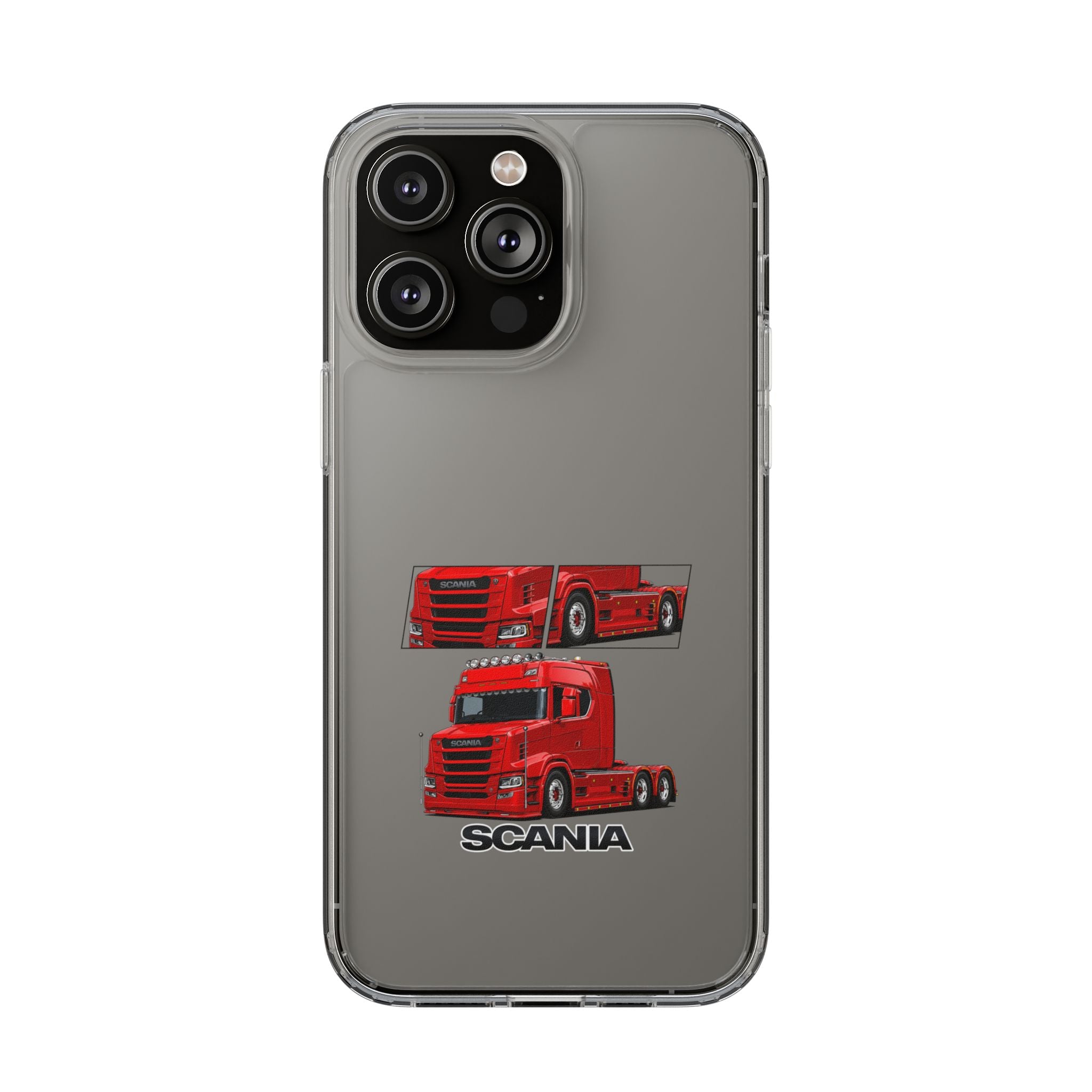 RED SCANIA T-CAB PHONE CASES