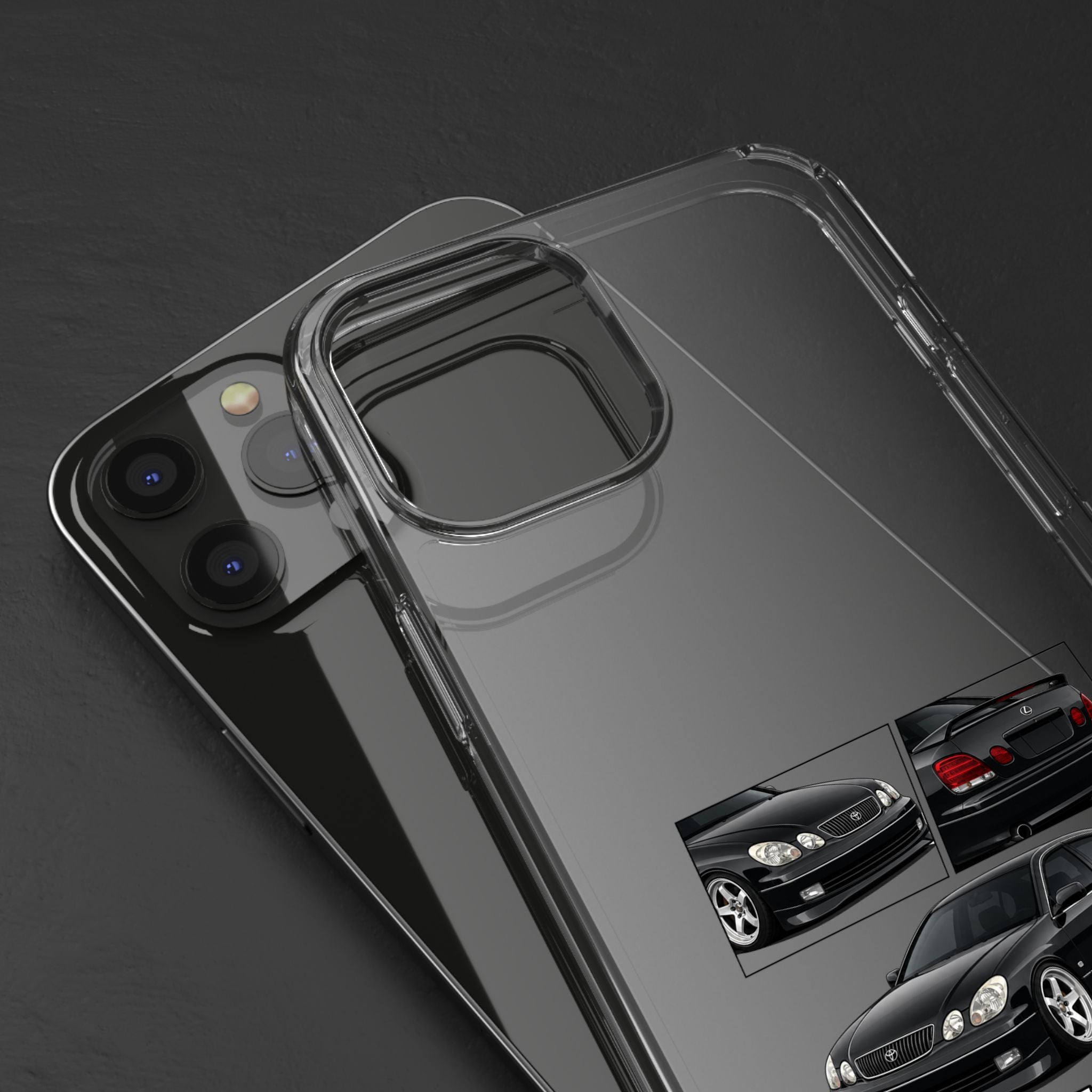 BLACK TOYOTA ARISTO PHONE CASES