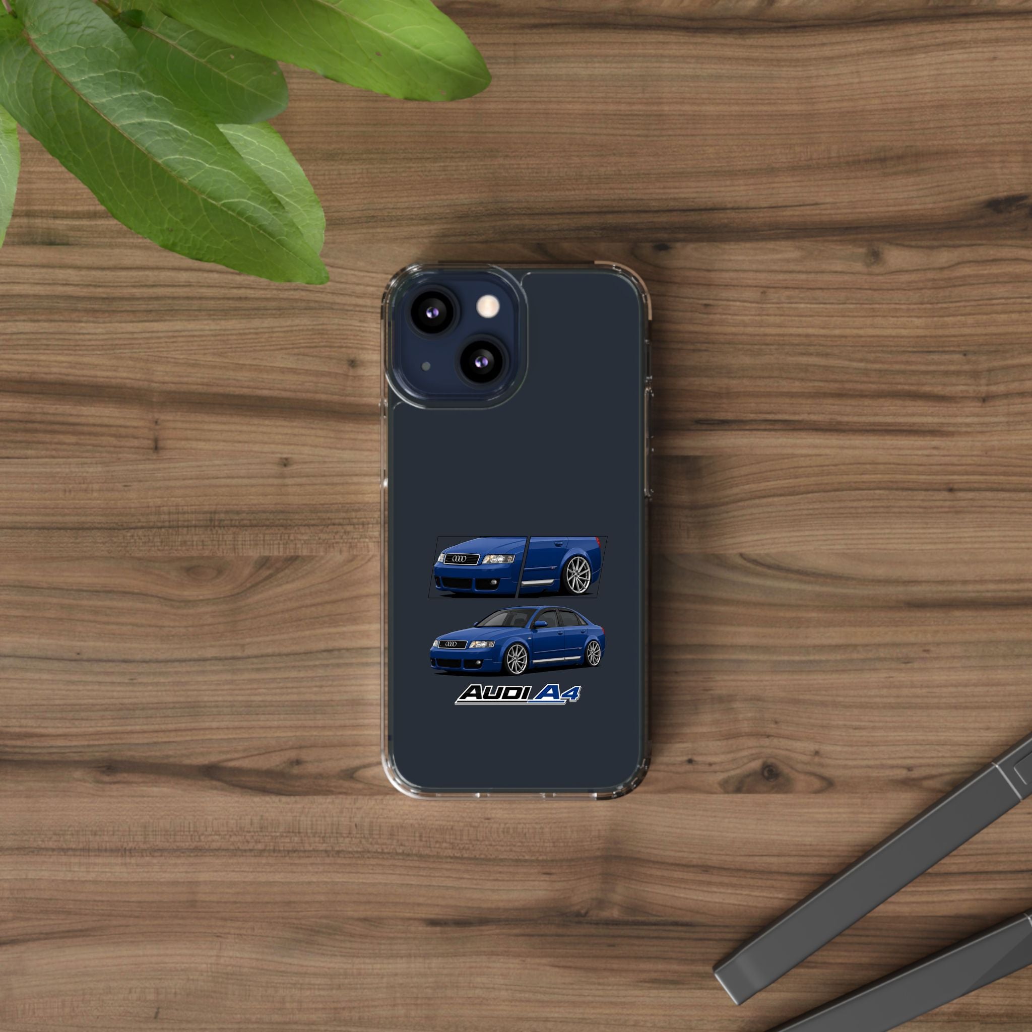 BLUE AUDI A4 B6 PHONE CASES