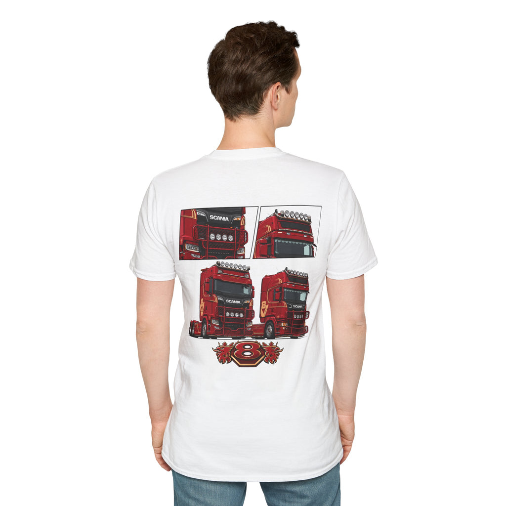 2 RED SCANIA S-SERIES T-SHIRT