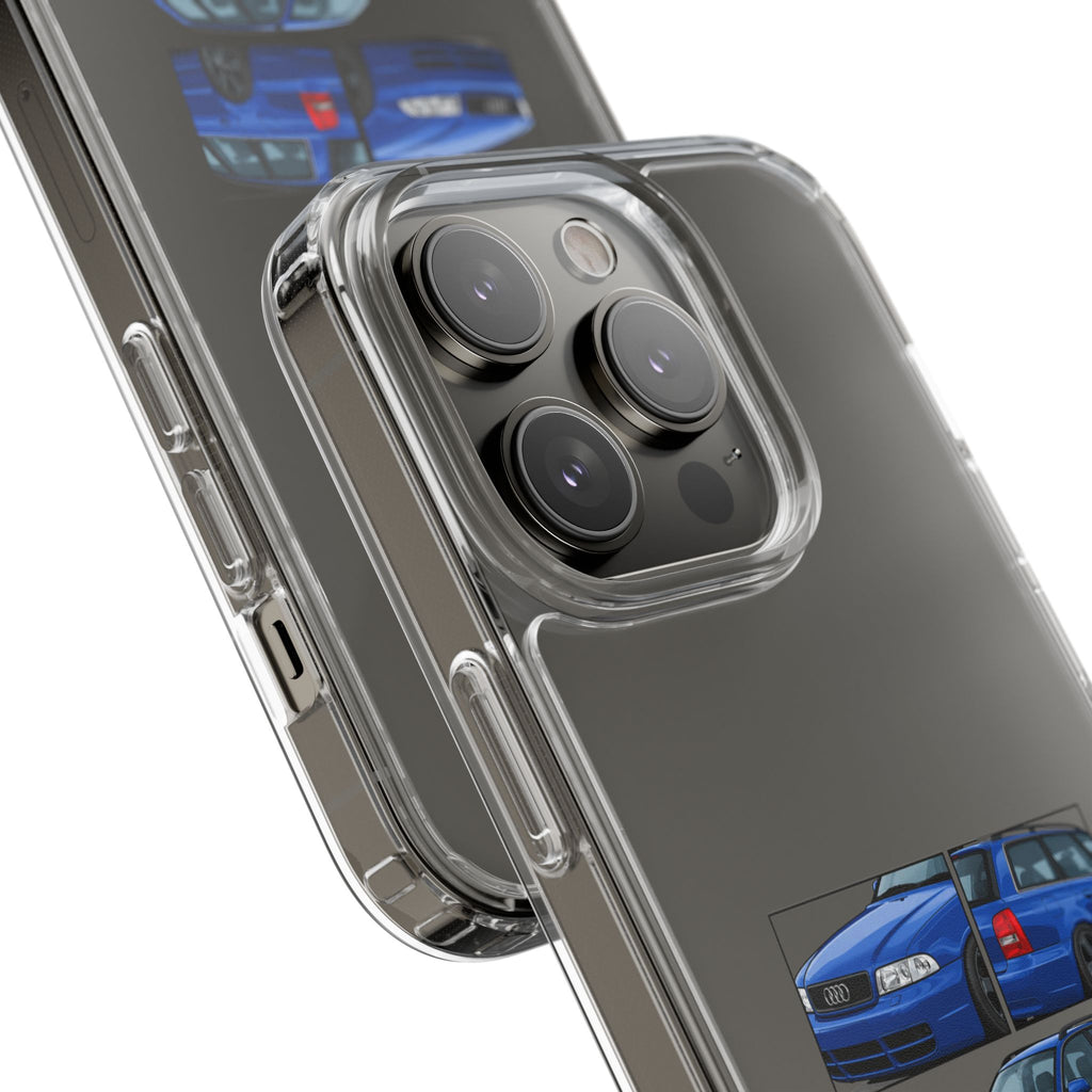 BLUE AUDI A4 B5 AVANT PHONE CASE