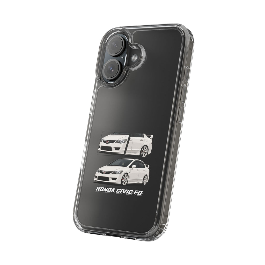 WHITE CIVIC FD PHONE CASES