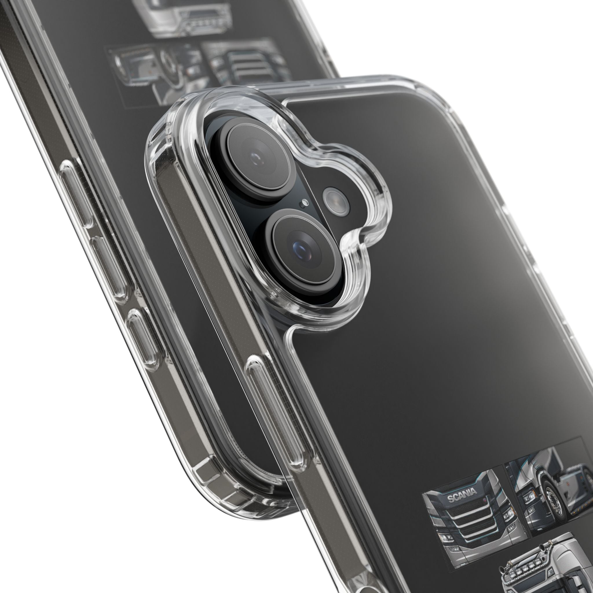 GREY SILVER SCANIA S-SERIES PHONE CASES