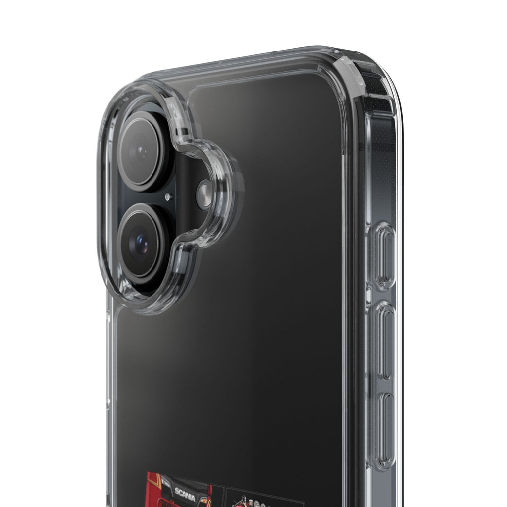 2 RED SCANIA S-SERIES PHONE CASES