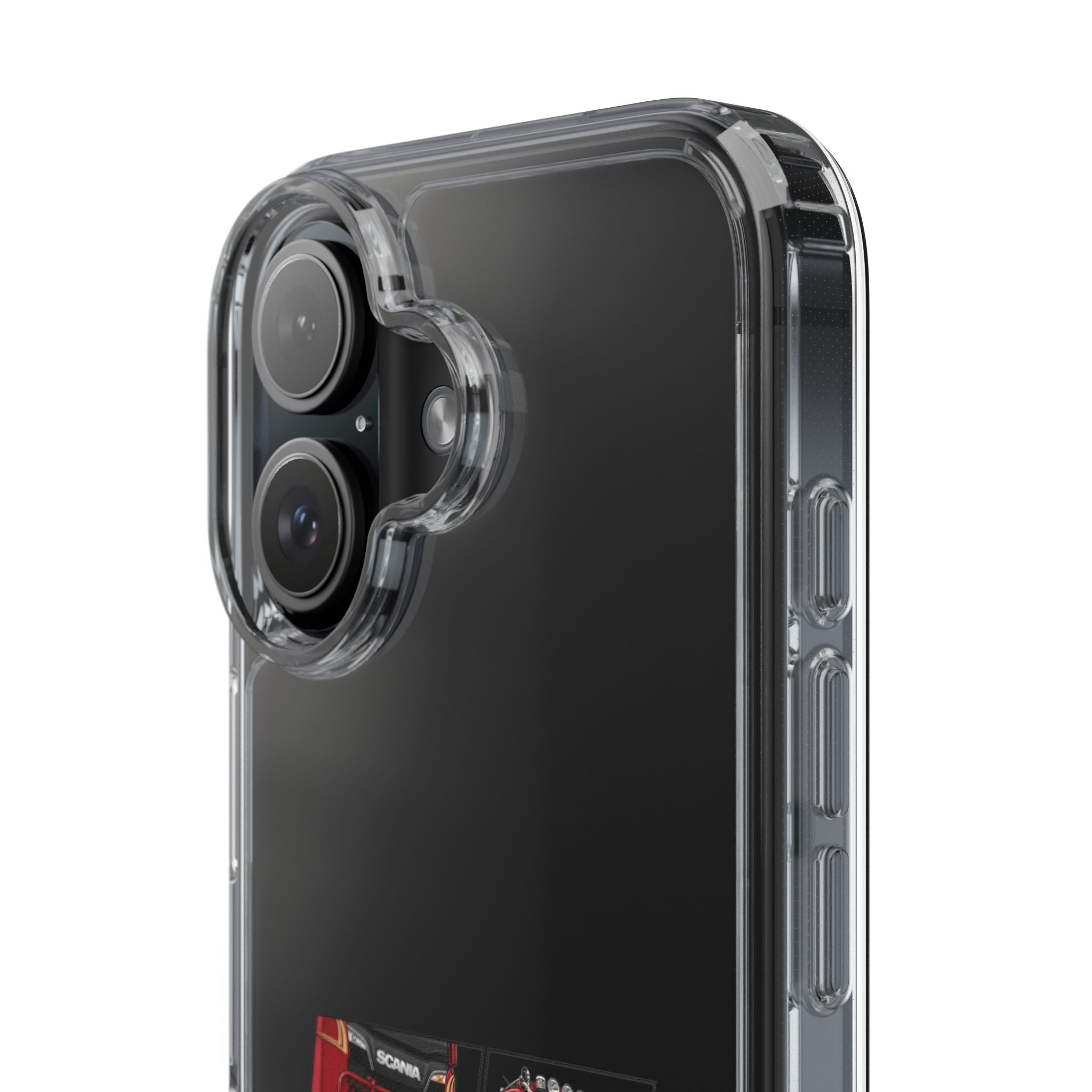2 RED SCANIA S-SERIES PHONE CASES