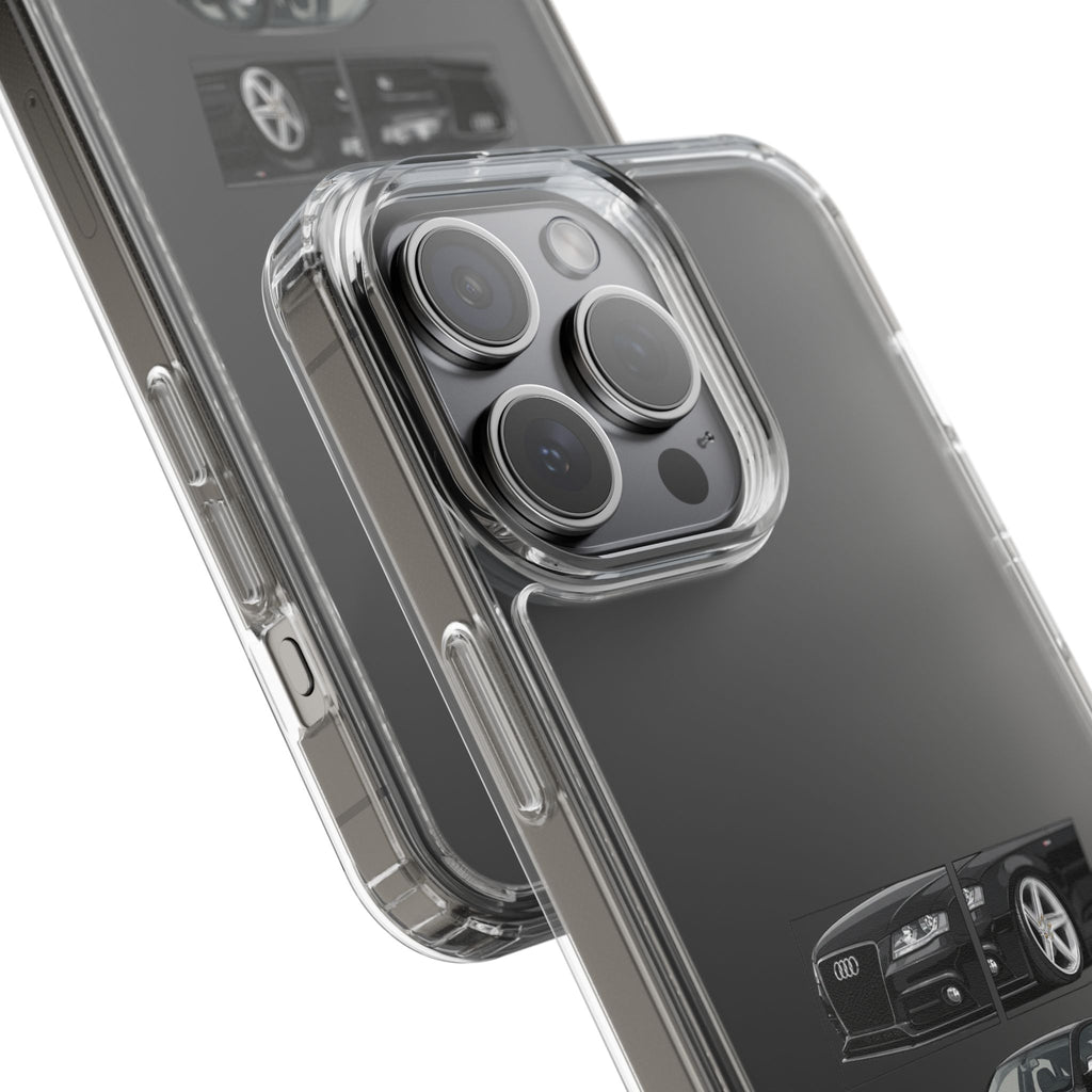 BLACK B8 AUDI A4 PHONE CASES