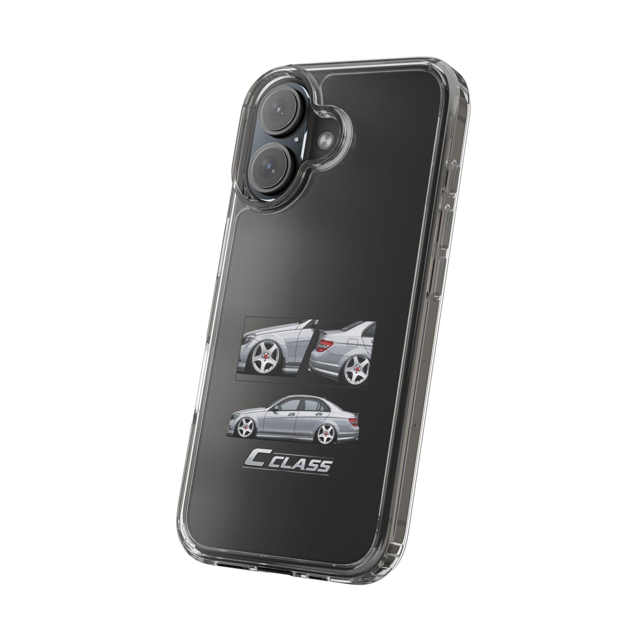 SILVER MERC C-CLASS PHONE CASES