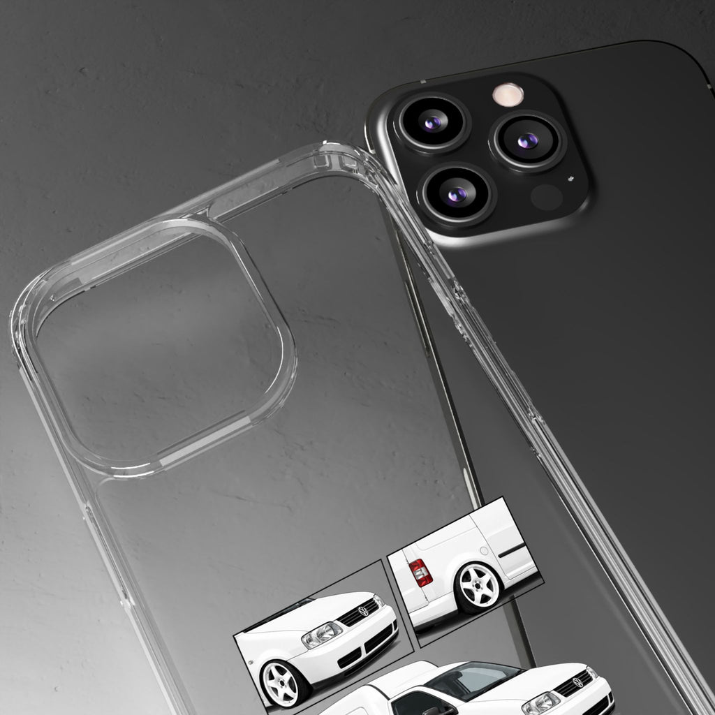 WHITE VW CADDY PHONE CASES