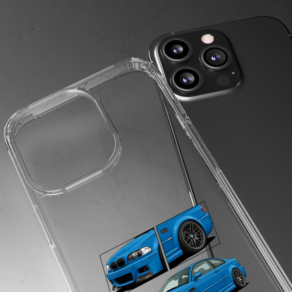 BLUE M3 E46 PHONE CASES