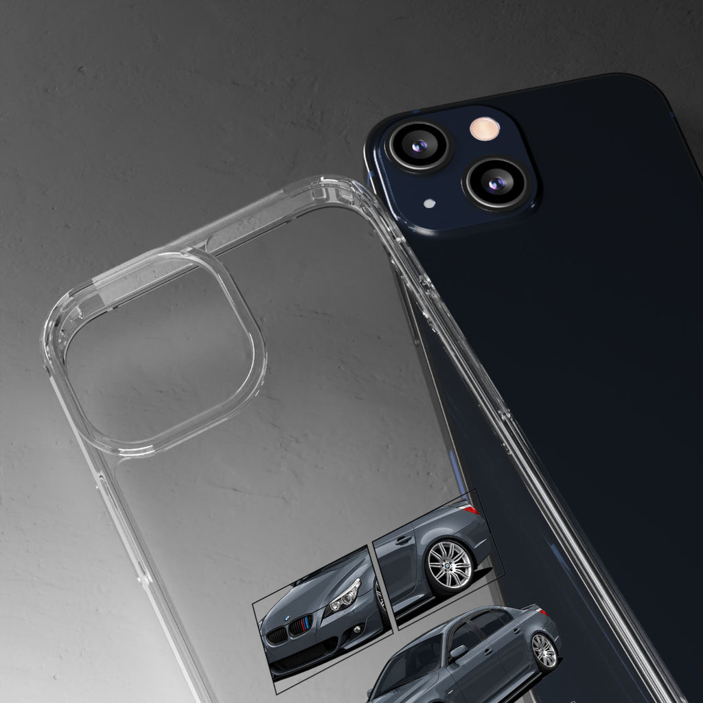 GREY BMW E60 PHONE CASES