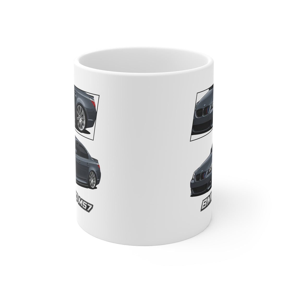 GREY BMW E60 MUG
