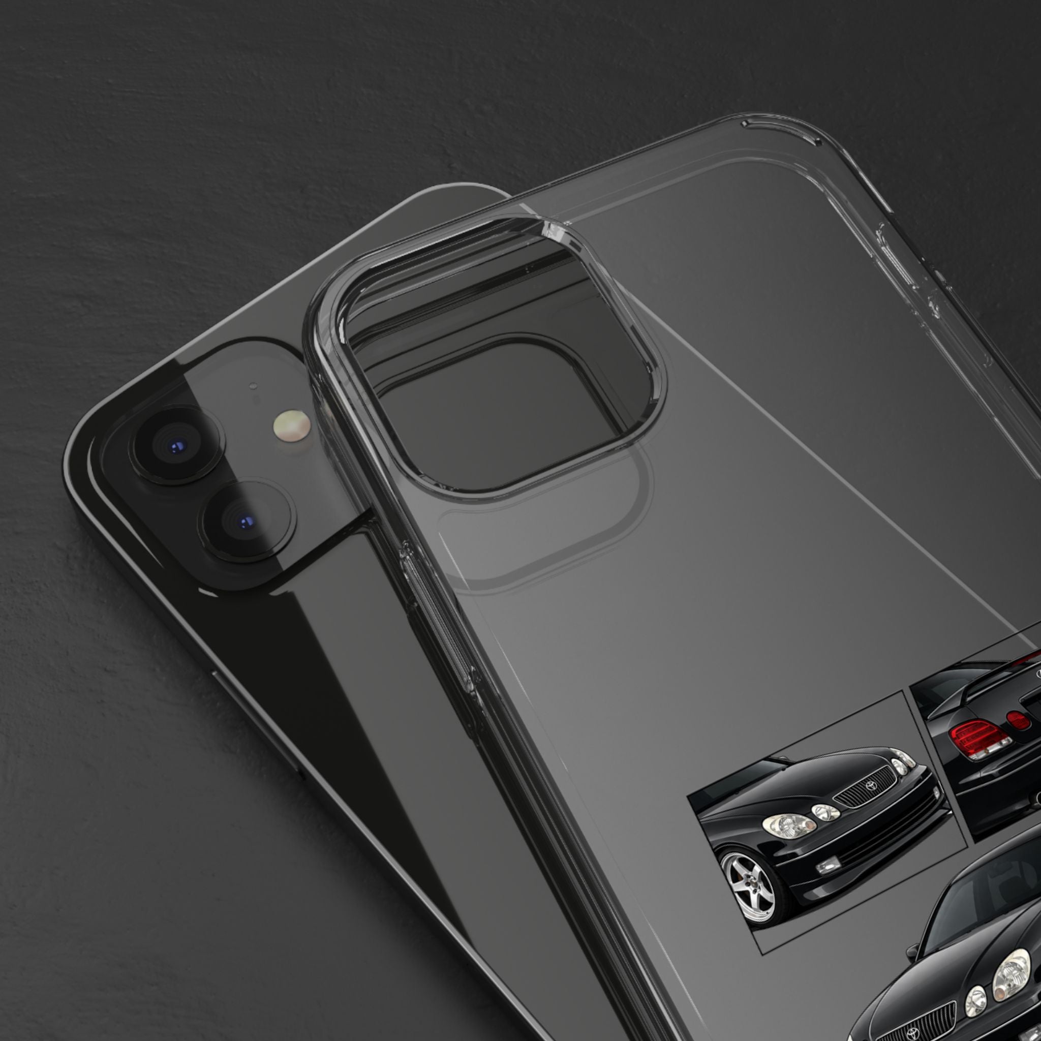 BLACK TOYOTA ARISTO PHONE CASES