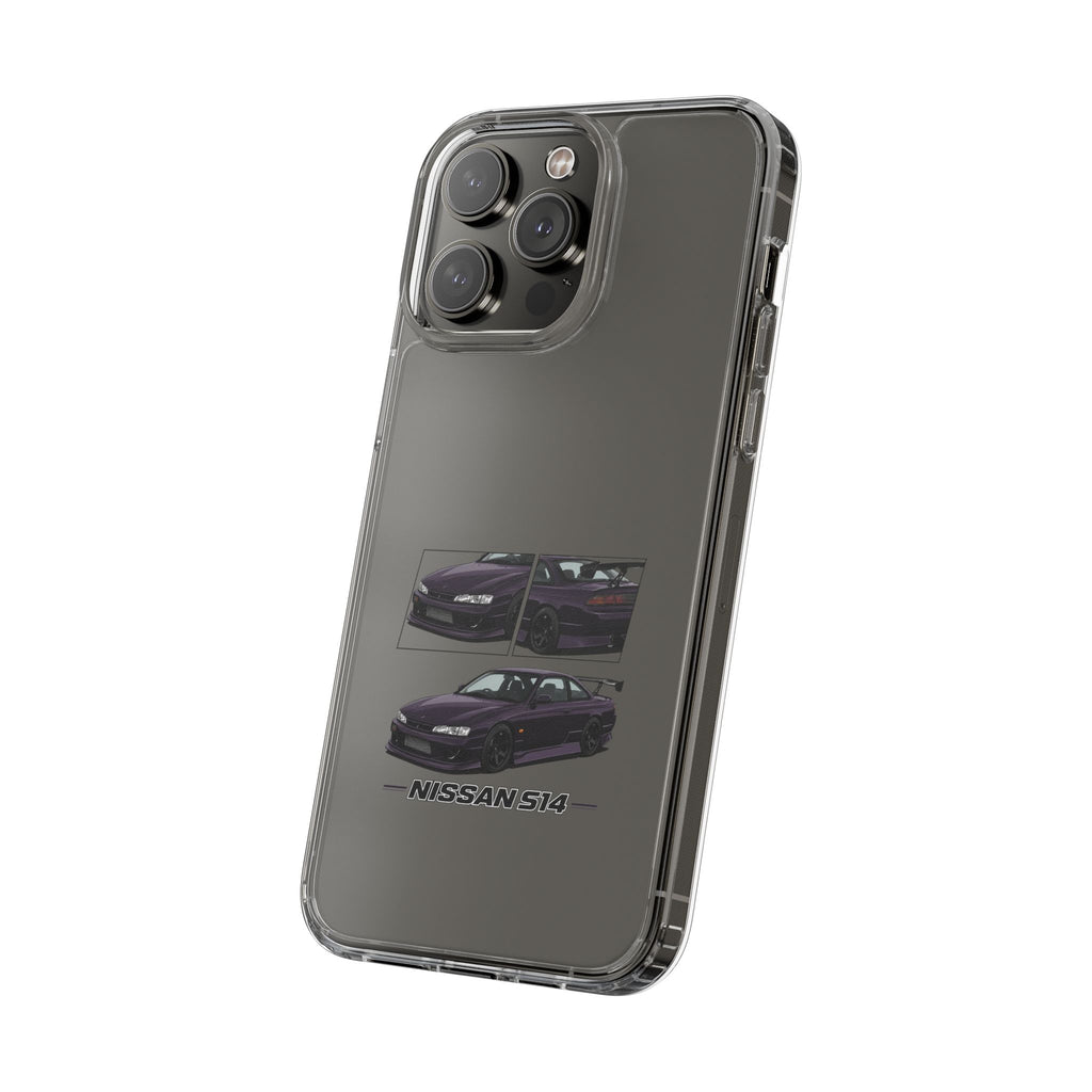 PURPLE NISSAN S14 PHONE CASES