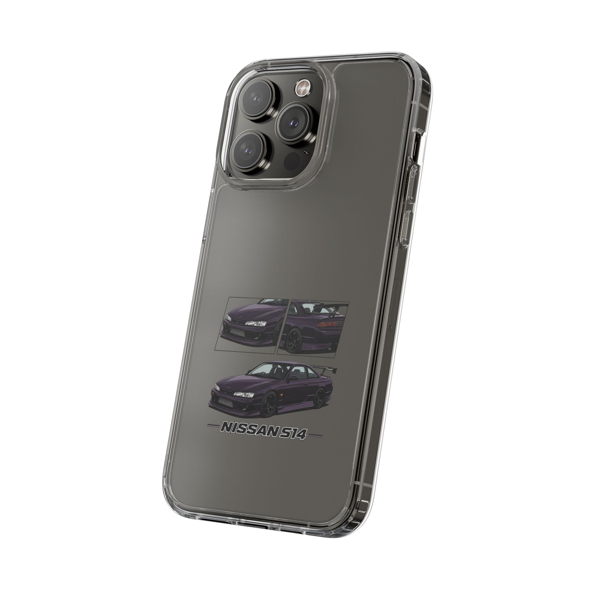 PURPLE NISSAN S14 PHONE CASES