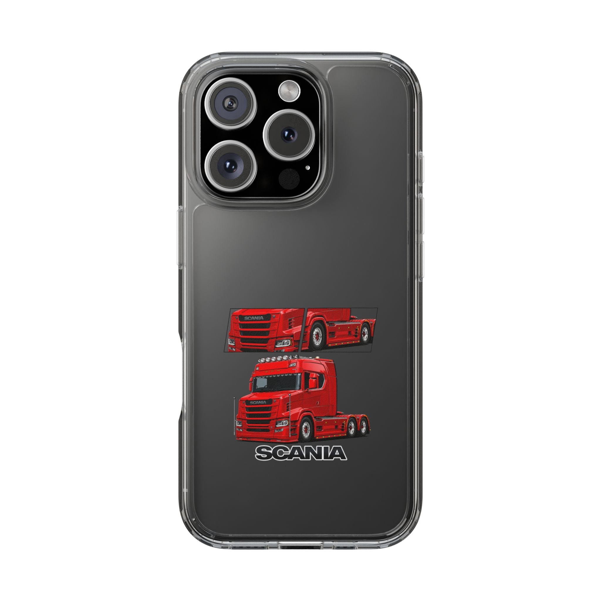 RED SCANIA T-CAB PHONE CASES