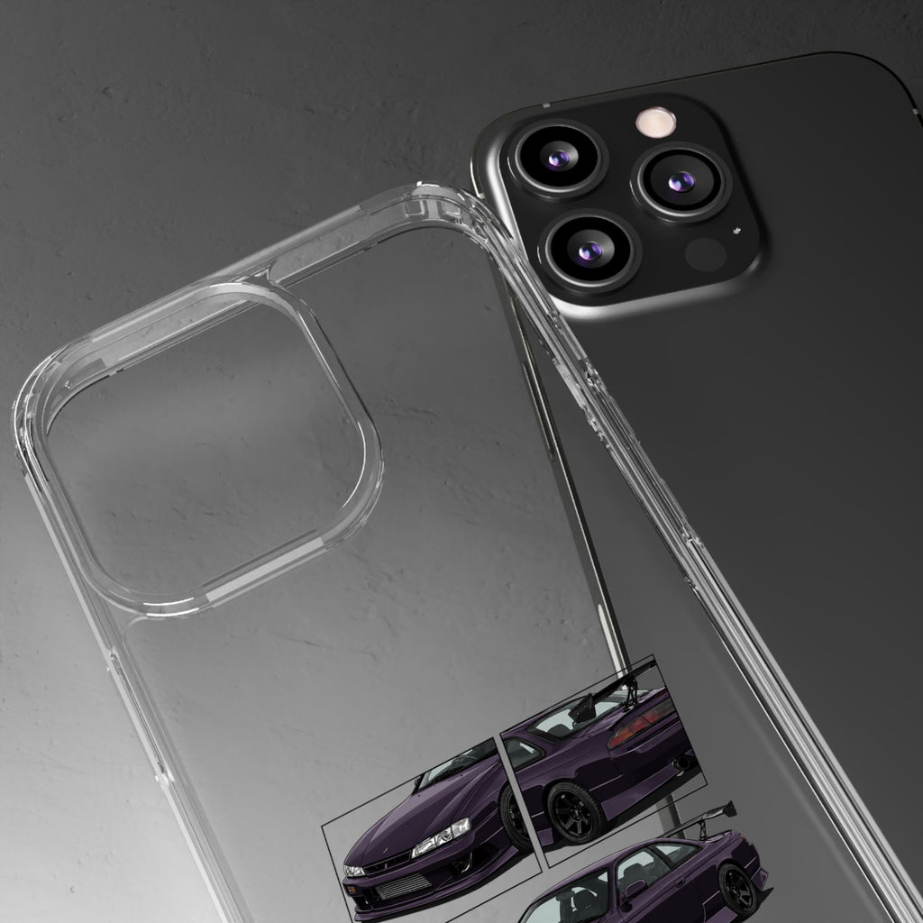 PURPLE NISSAN S14 PHONE CASES