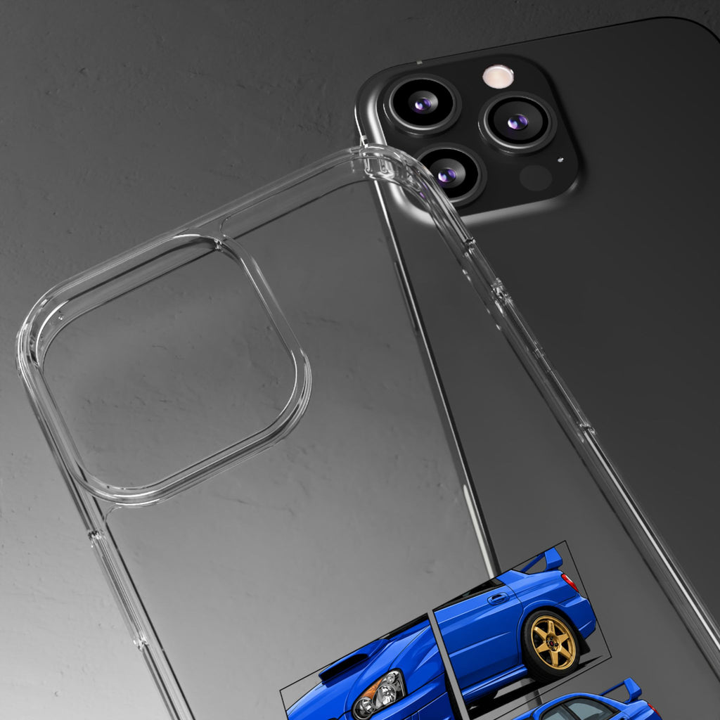 BLUE IMPREZA STI PHONE CASES
