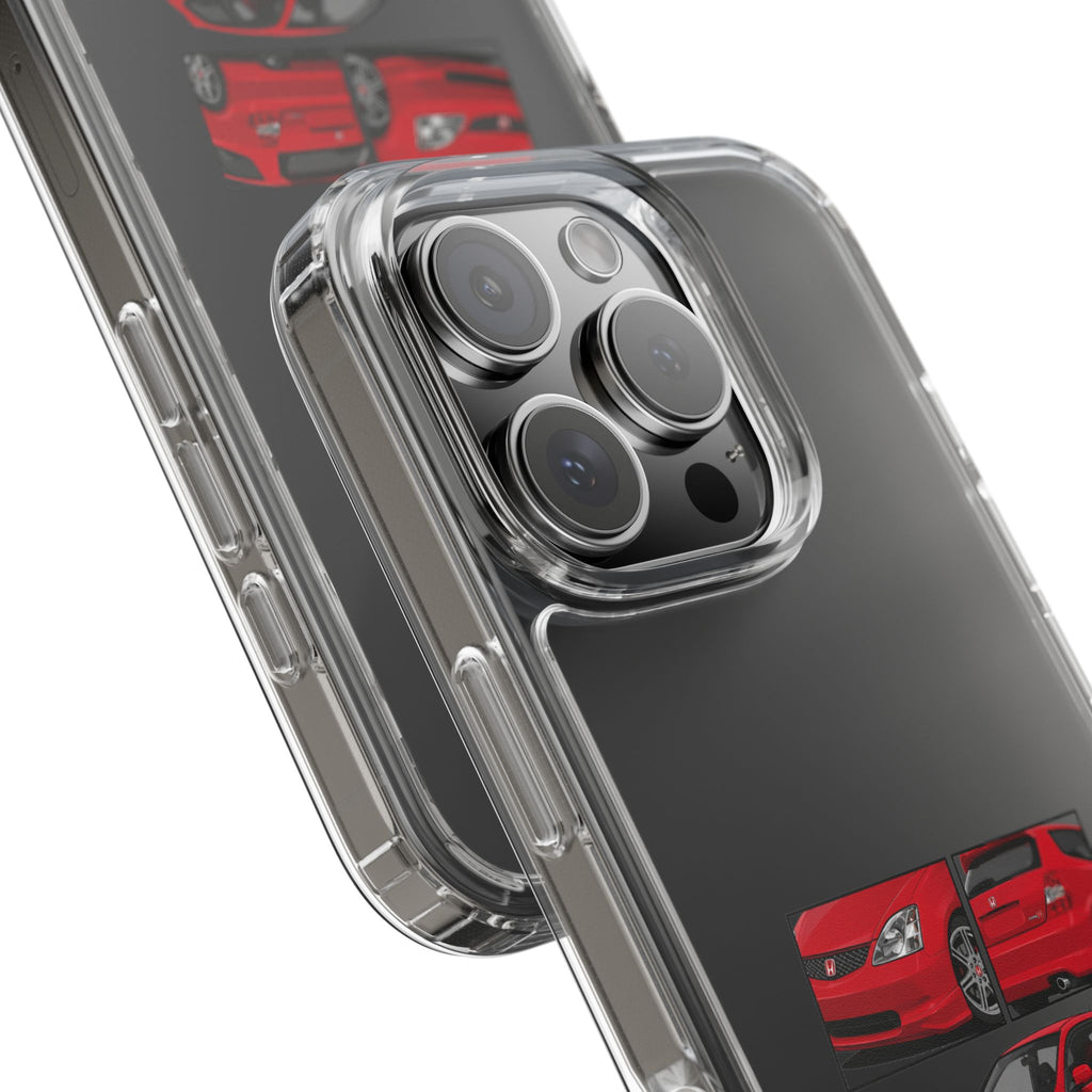 RED CIVIC TYPE R PHONE CASES