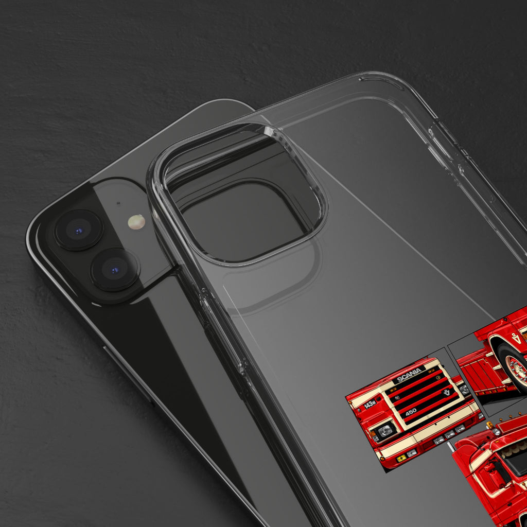 RED SCANIA 450 143M PHONE CASES