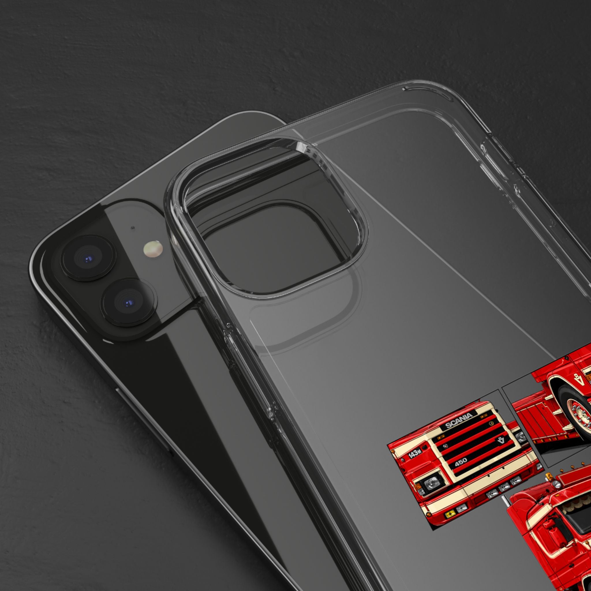 RED SCANIA 450 143M PHONE CASES