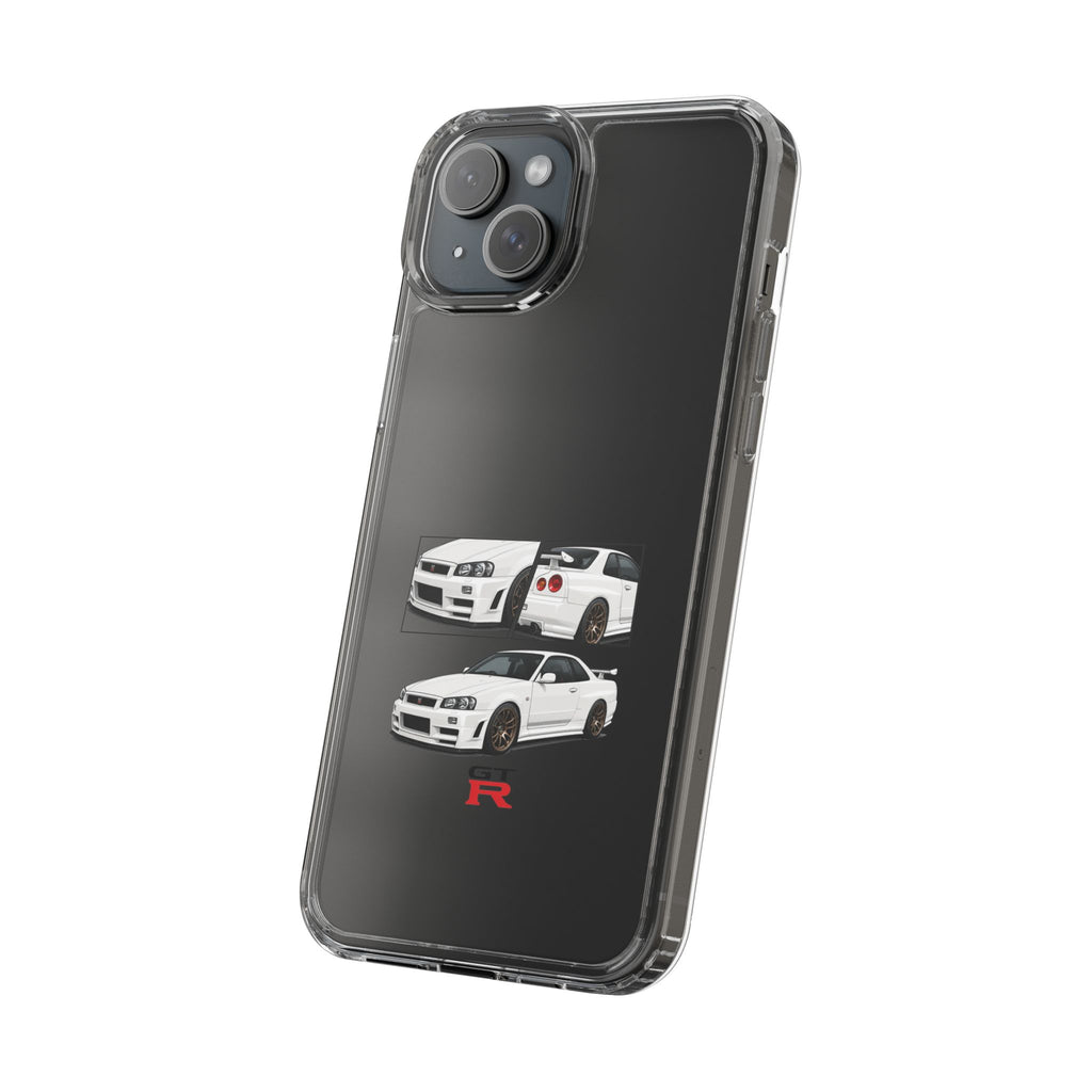 WHITE R34 GTR PHONE CASES