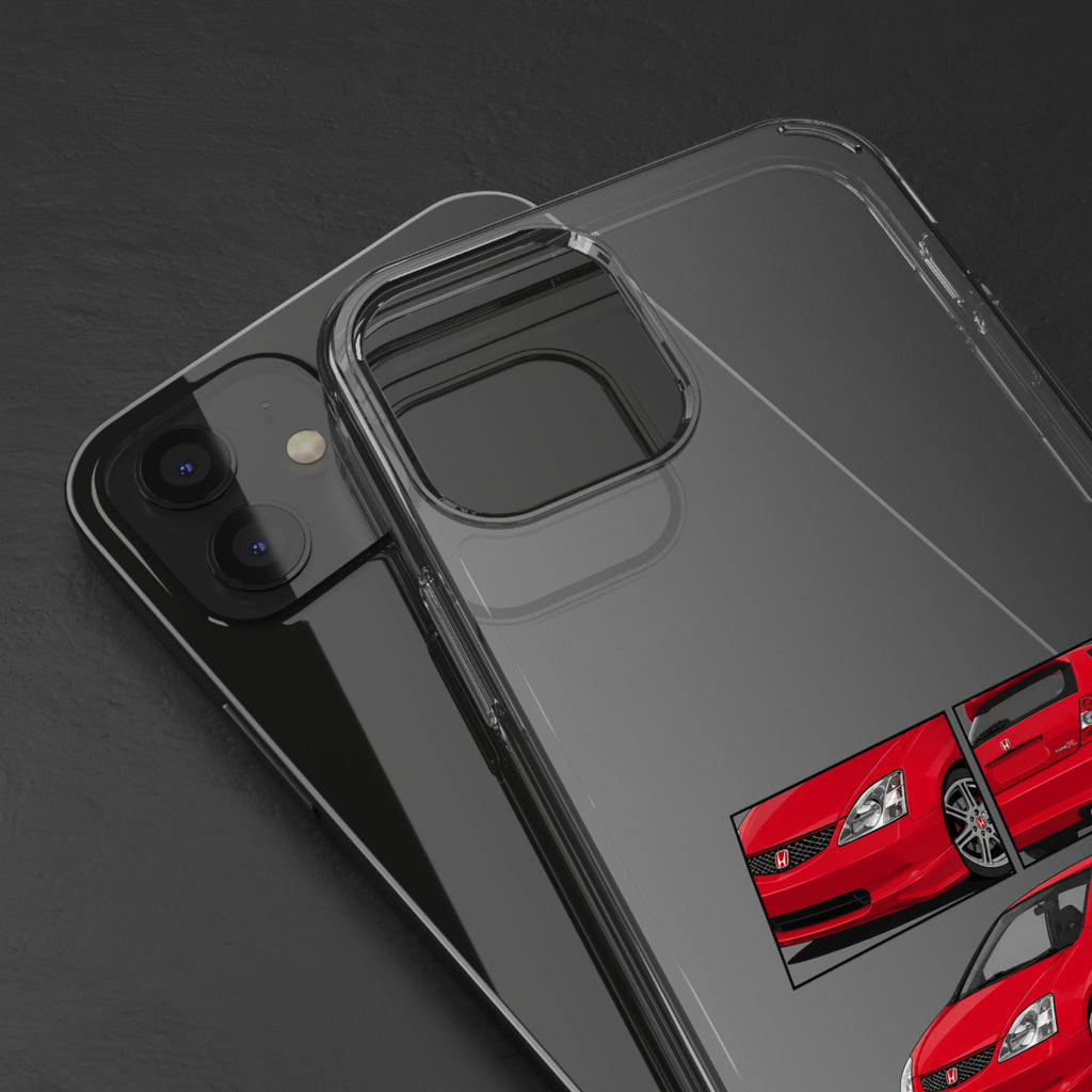 RED CIVIC TYPE R PHONE CASES