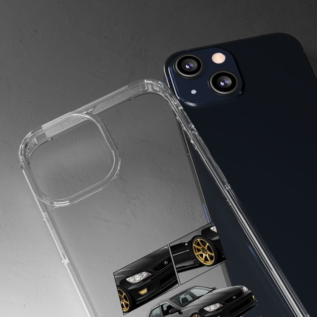 BLACK LEXUS IS200 PHONE CASES
