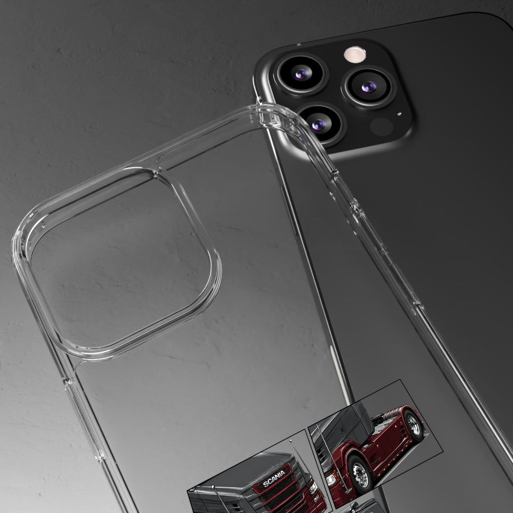 GREYBURGANDY SCANIA T-CAB PHONE CASES