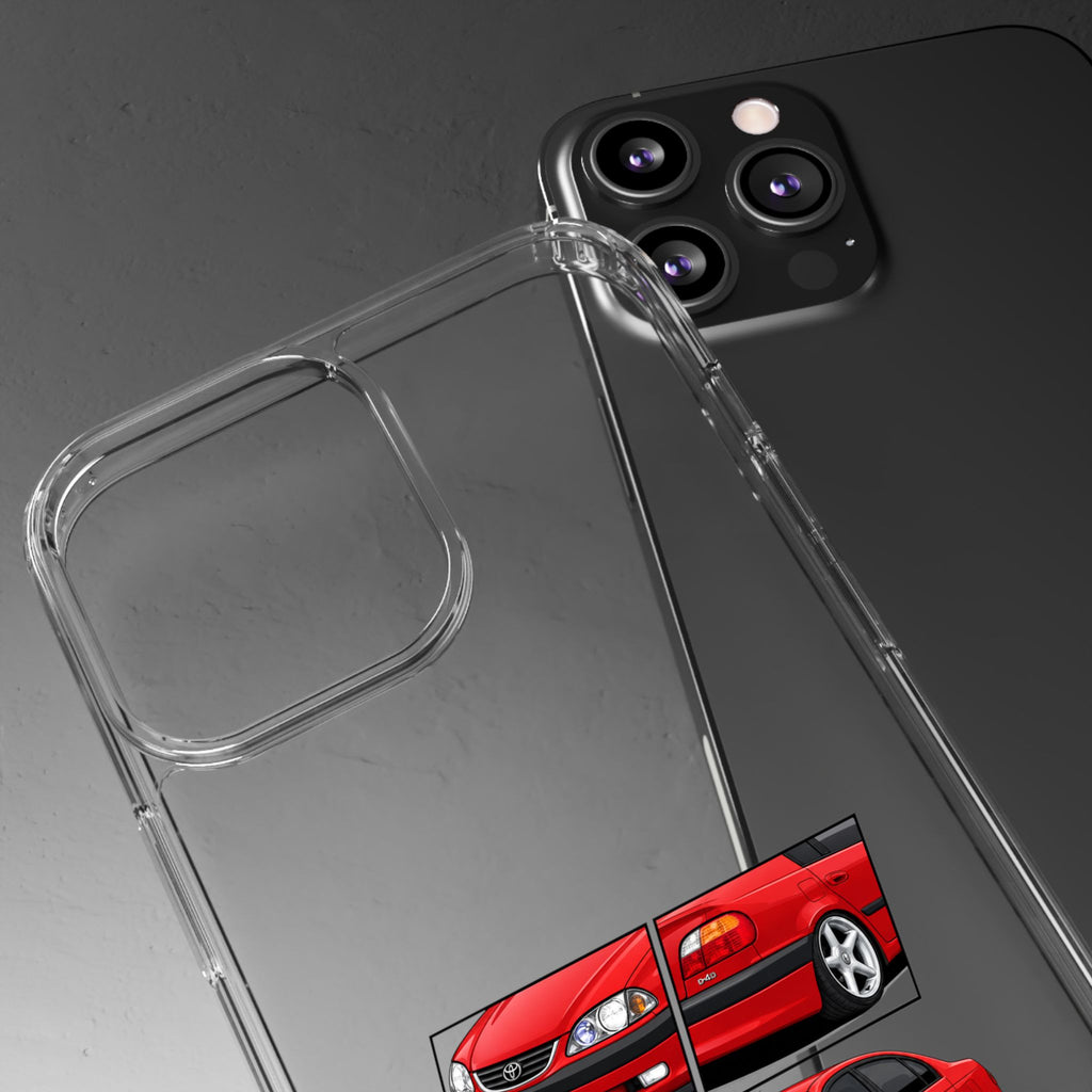 RED TOYOTA AVENSIS PHONE CASES