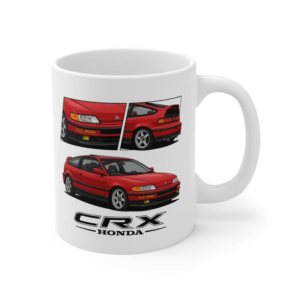 RED HONDA CRX MUG
