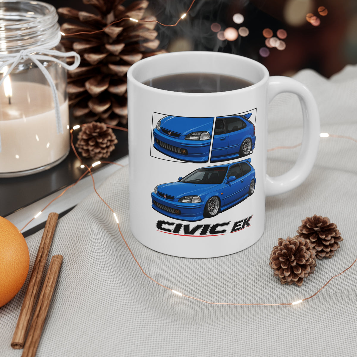 BLUE HONDA CIVIC EK9 MUG