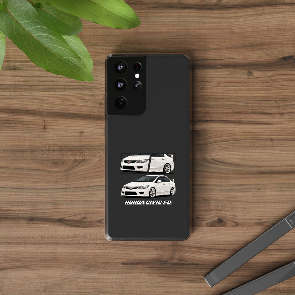 WHITE CIVIC FD PHONE CASES