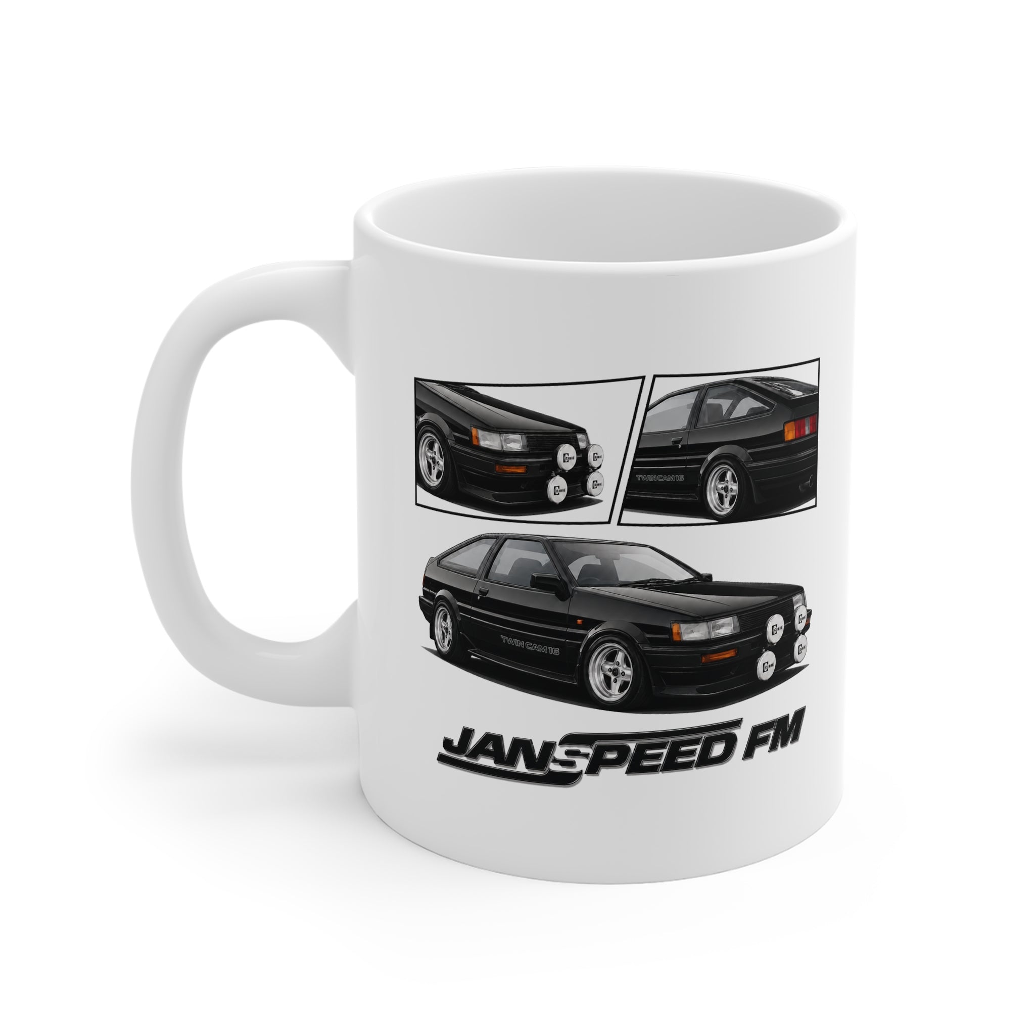 BLACK AE86 TWINCAM MUG