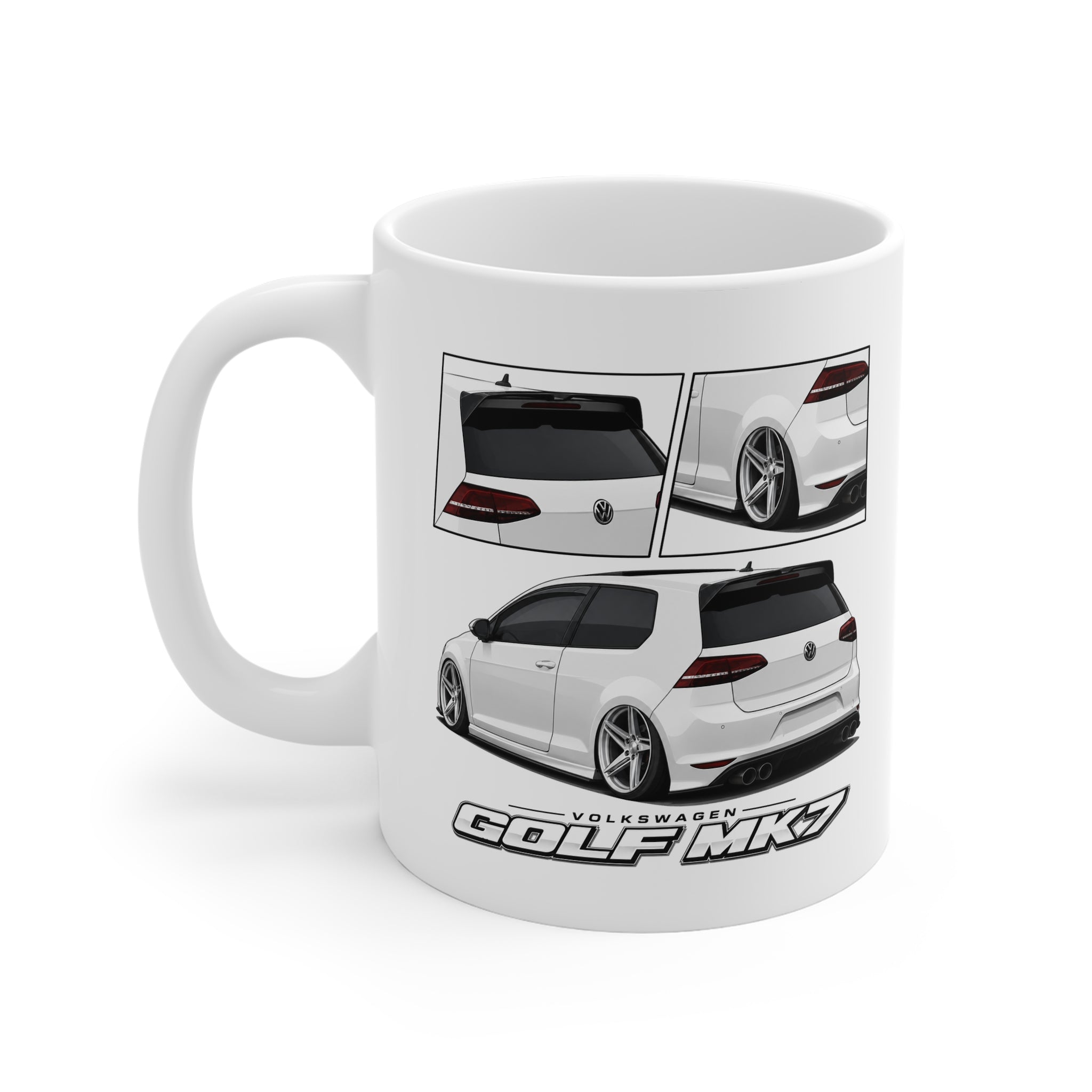 WHITE MK7 GOLF MUG