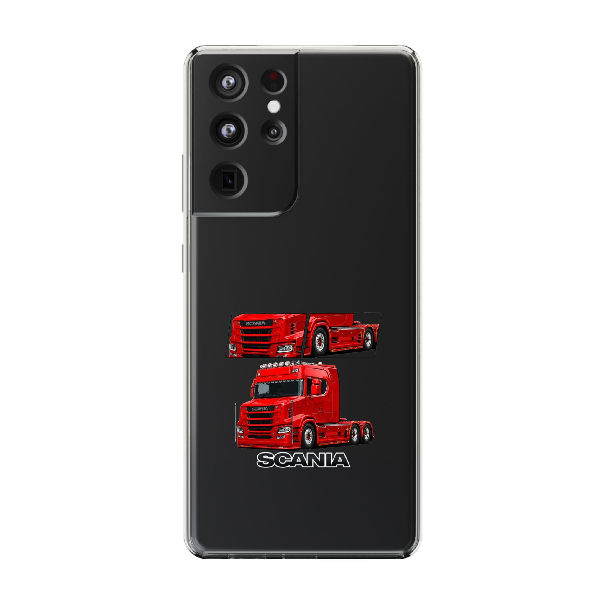 RED SCANIA T-CAB PHONE CASES