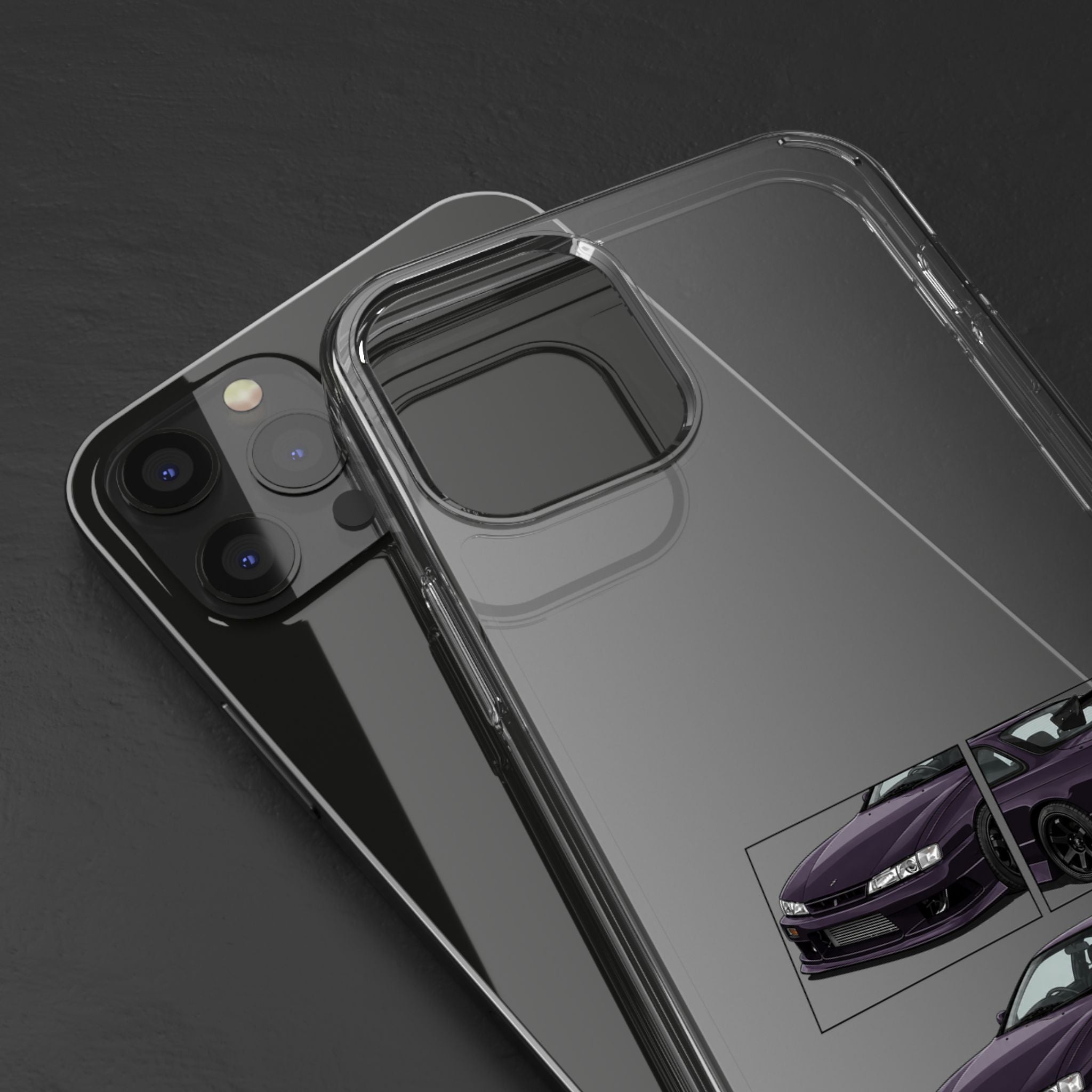 PURPLE NISSAN S14 PHONE CASES