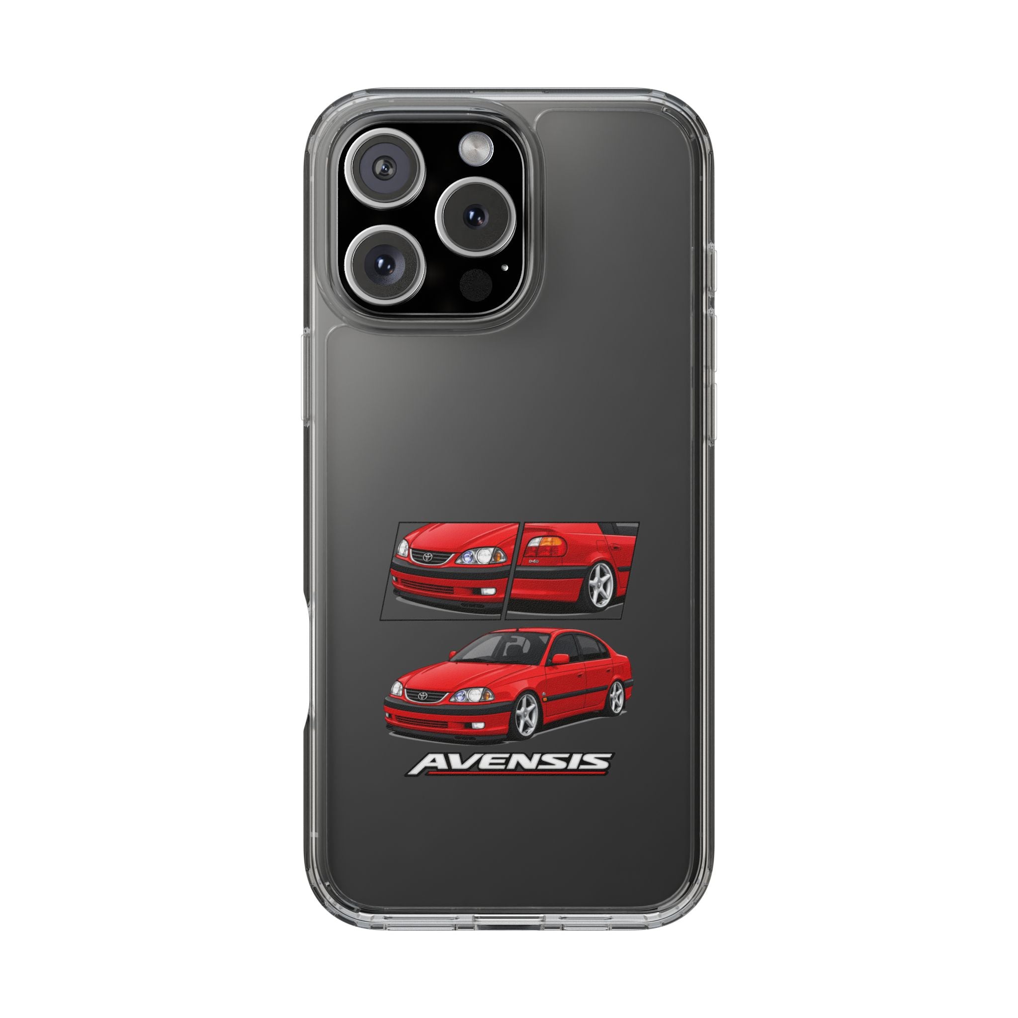 RED TOYOTA AVENSIS PHONE CASES