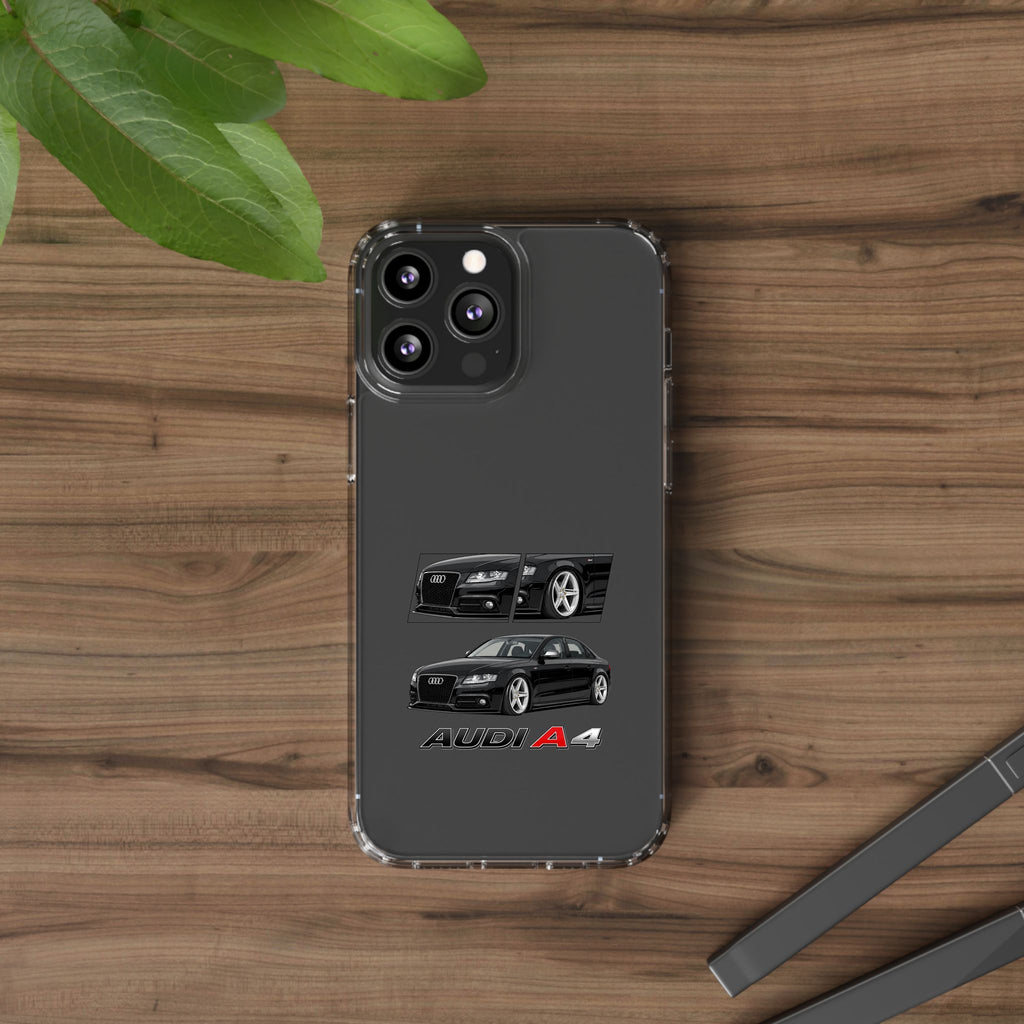 BLACK B8 AUDI A4 PHONE CASES