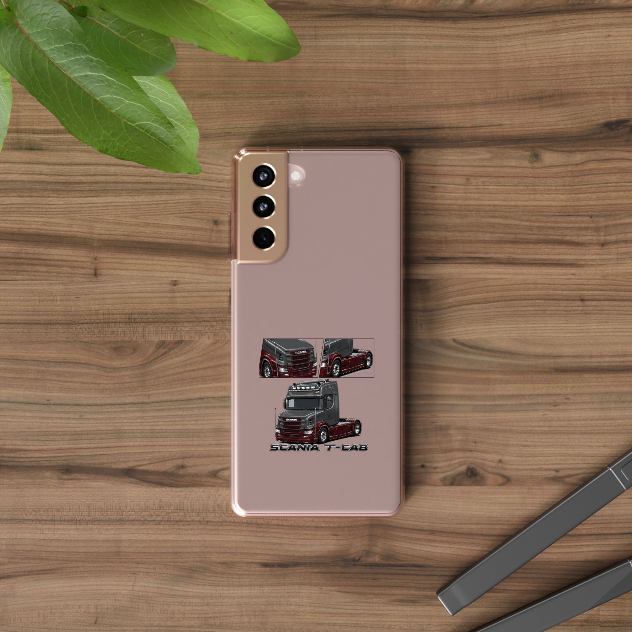 GREYBURGANDY SCANIA T-CAB PHONE CASES