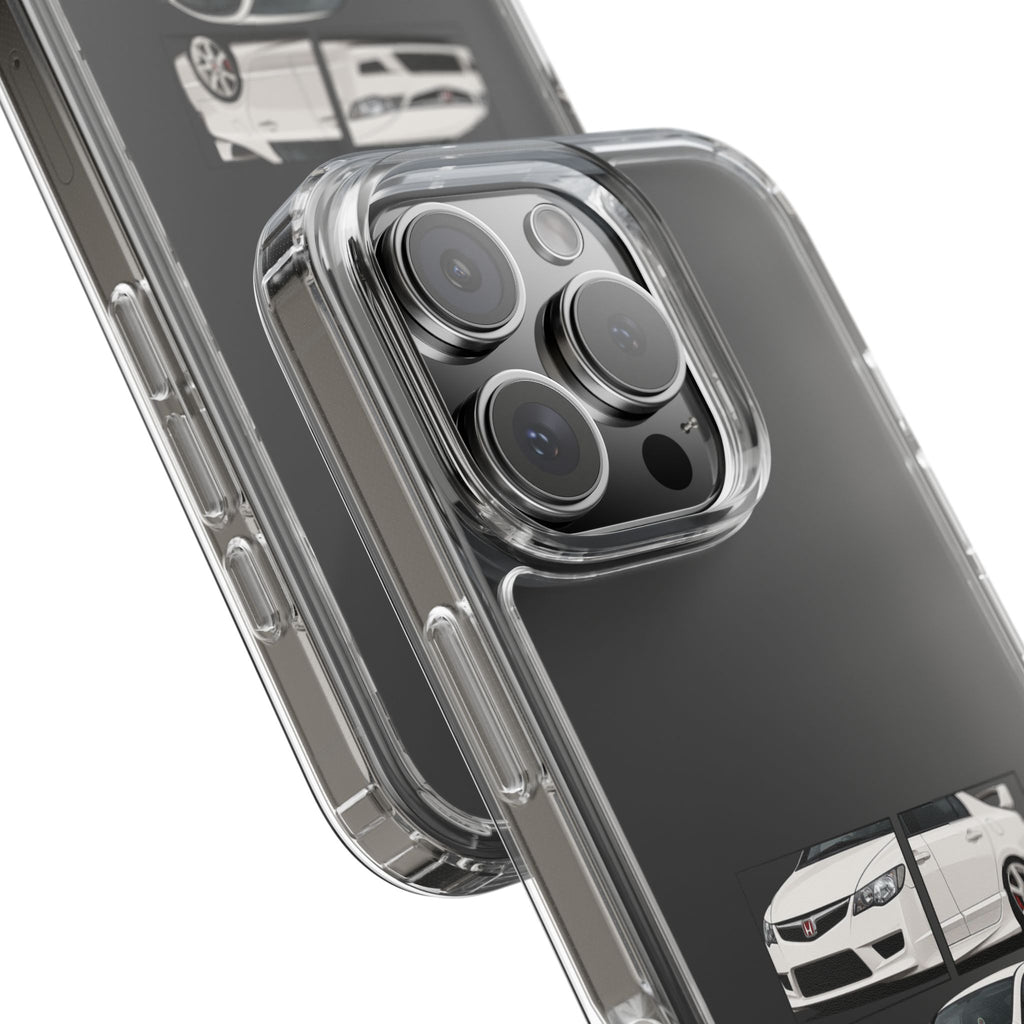 WHITE CIVIC FD PHONE CASES