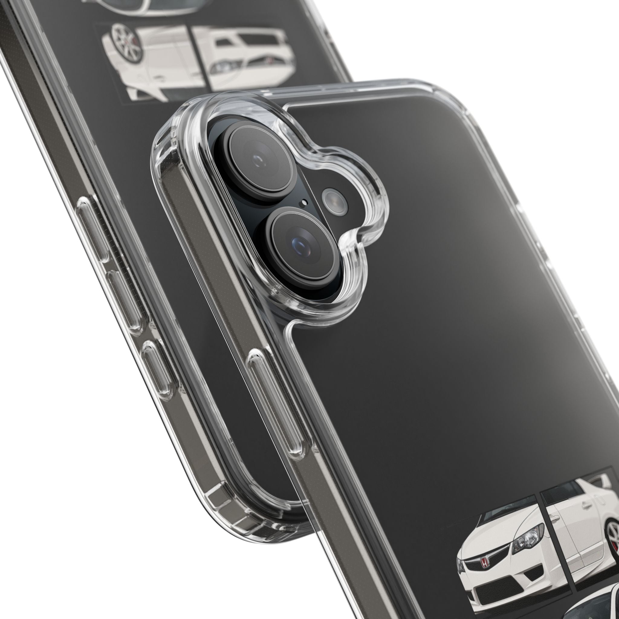 WHITE CIVIC FD PHONE CASES